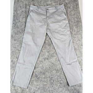 Lululemon Commission Pants Mens Classic Gray Size 36 Stretch Comfort LM5440S